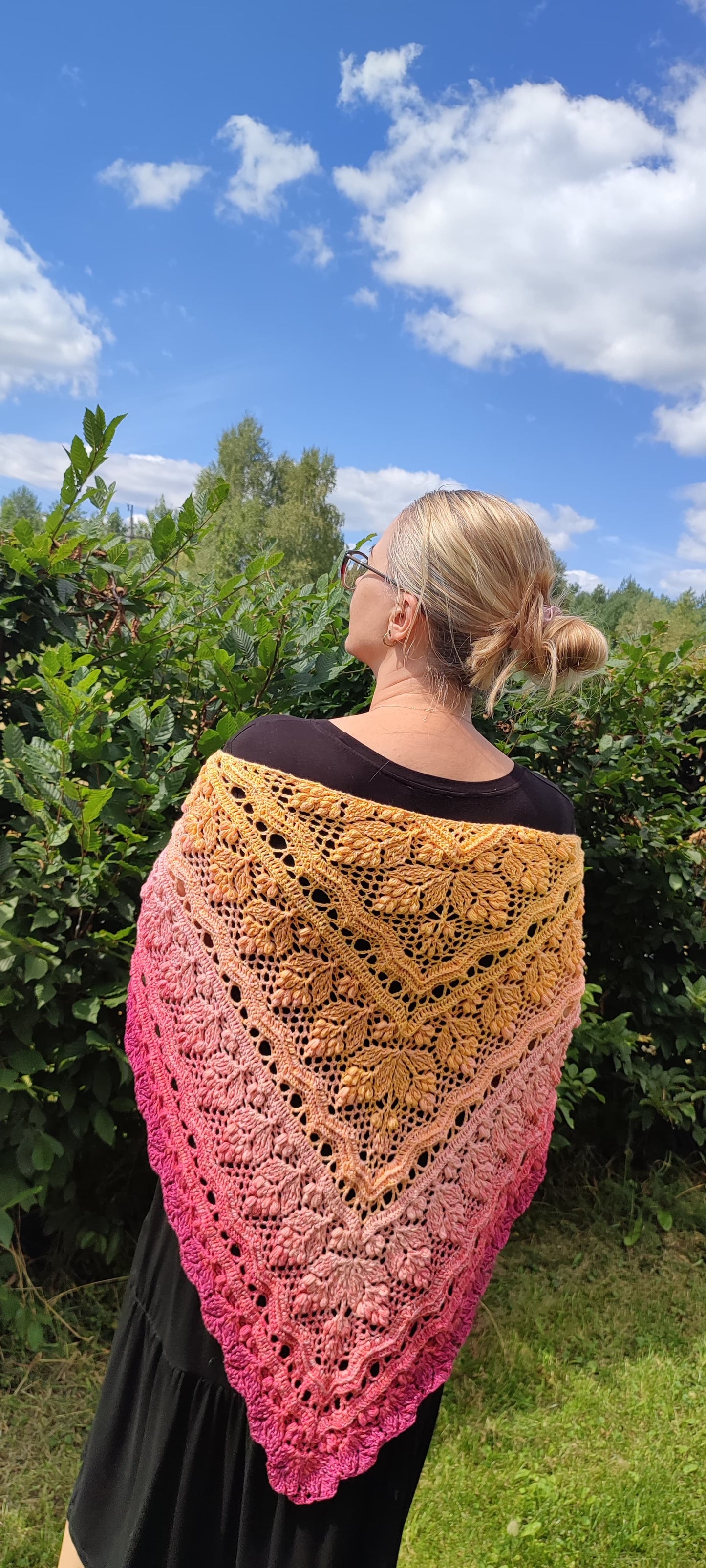 Chusta szydełkowa August Fields