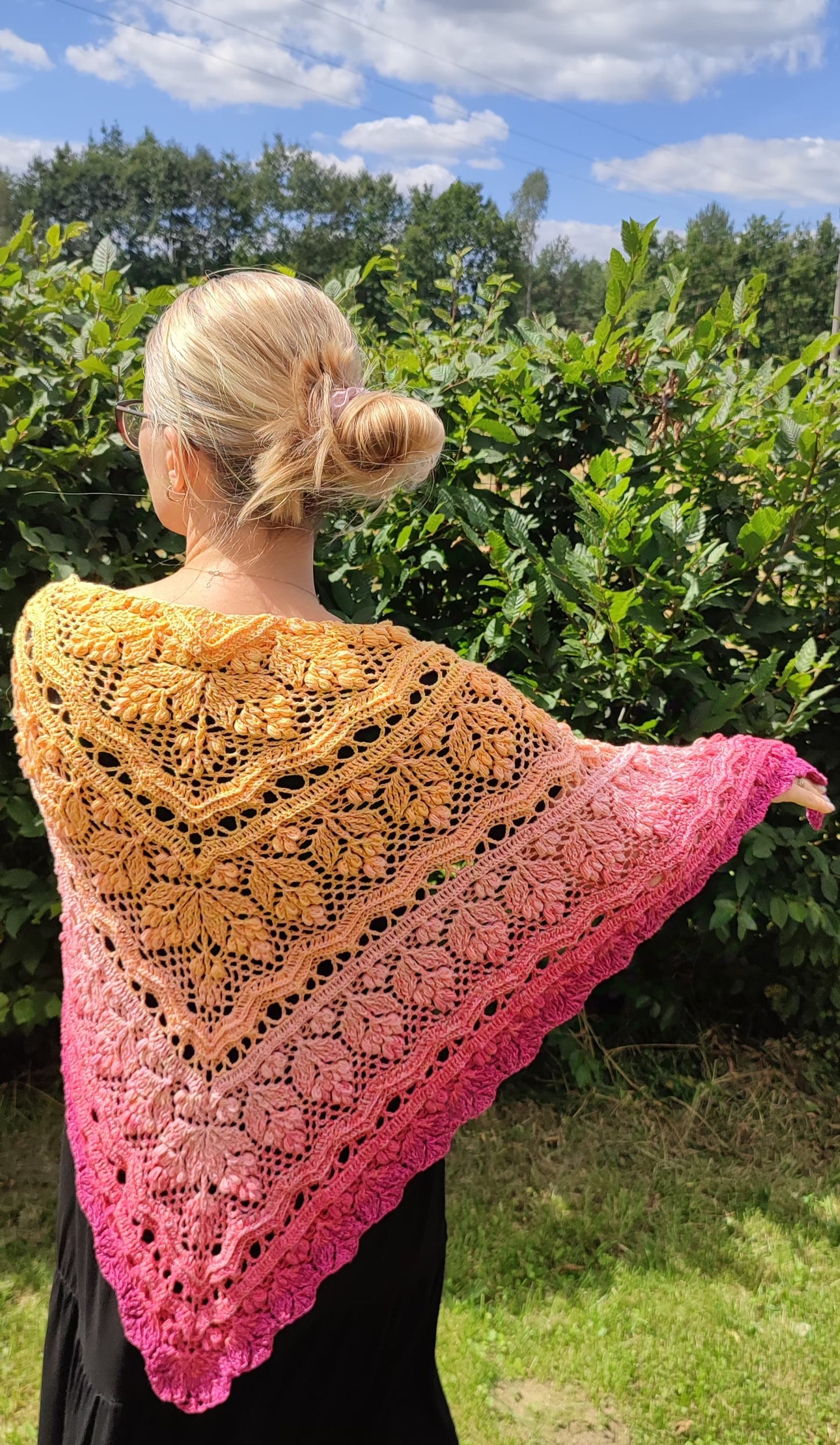 Chusta szydełkowa August Fields