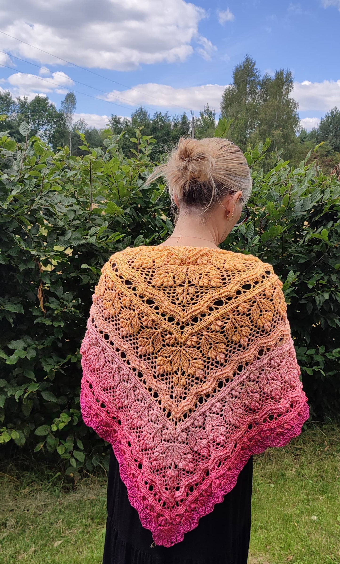 Chusta szydełkowa August Fields